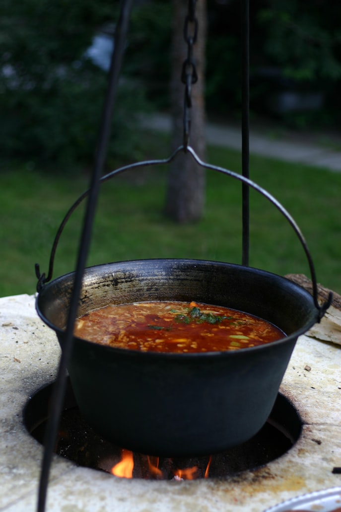 Gulasch im Dutch Oven